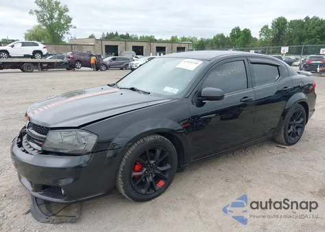 2013 Dodge Avenger R/T from USA, damaged, VIN 1C3CDZBG2DN683185